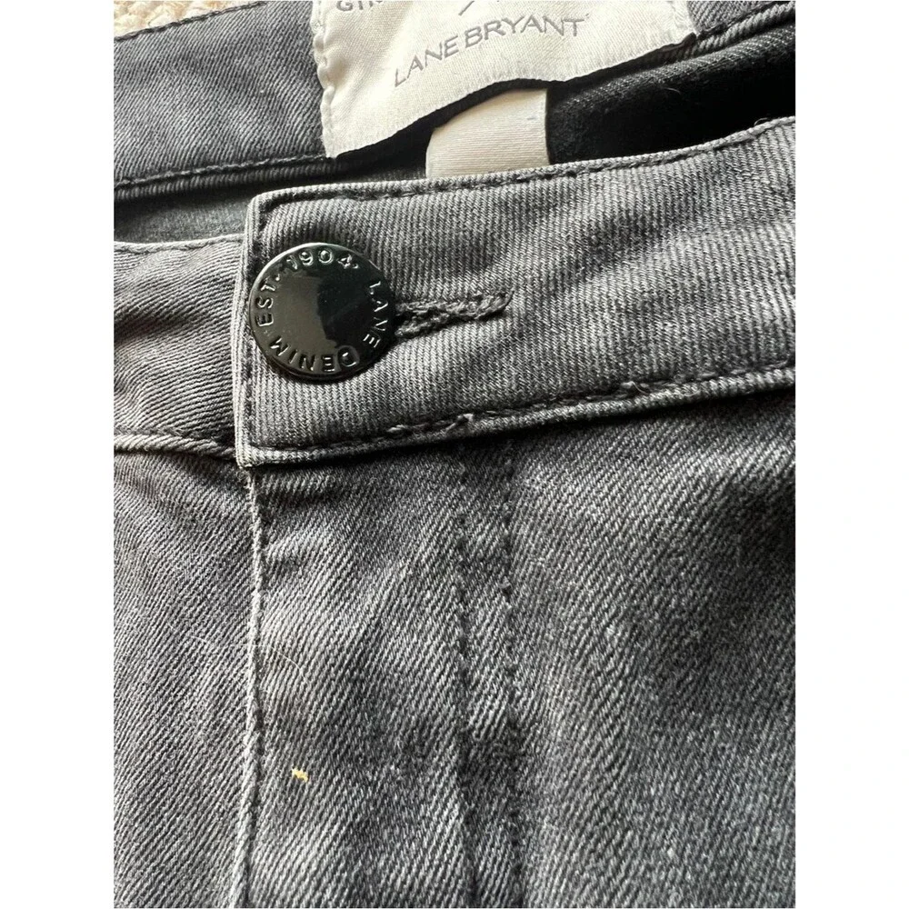 Lane Bryant 18 Girls w Curves Black Skinny Jeans Stretch